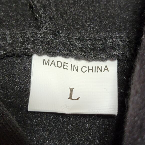 Faith Over Fear Black Unisex Hoodie "Psalms 118:6" - Size Large - Picture 6 of 7